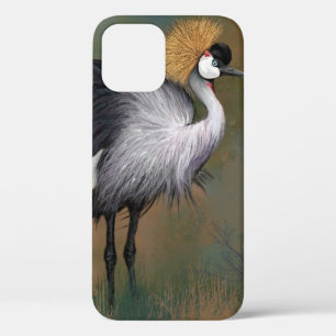 Funda Para iPhone 12 Pro Estuche para iPhone de grana cruzada en gris