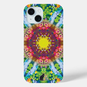 Funda Para iPhone 15 Estuche para iPhone de Kaleidoscope granular
