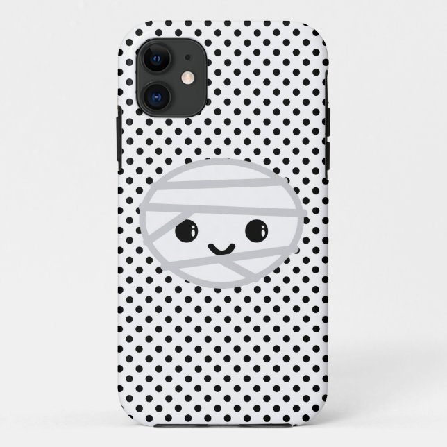 Funda De Case-Mate Para iPhone Estuche para iPhone de Kawaii Mummy (Reverso)