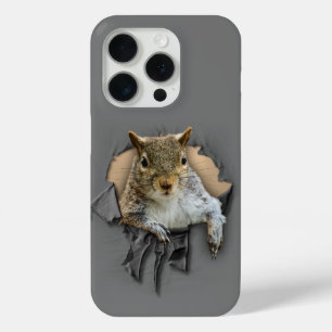 Funda Para iPhone 15 Pro Estuche para iPhone de la ardilla de la camiseta d