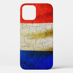 Funda Para iPhone 12 Estuche para iPhone de la bandera de Francia rota 
