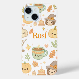 Funda Para iPhone 15 Estuche para iPhone de la calabaza de otoño de tip