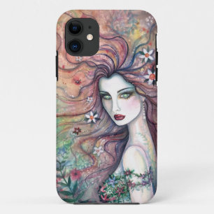 Funda Para iPhone 11 Estuche para iPhone de la diosa de las flores Fant