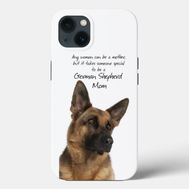 Funda De Case-Mate Para iPhone Estuche para iPhone de la pastora alemana (Reverso )