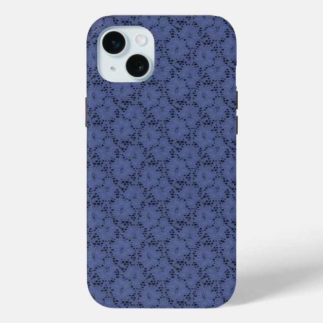 Funda De Case-Mate Para iPhone Estuche para iPhone de Lace Floral Midnight (Reverso )