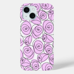 Funda Para iPhone 15 Estuche para iPhone de Lilac rosas