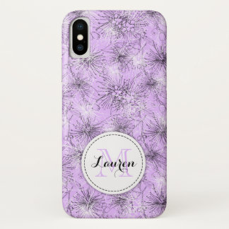 Funda Para iPhone X Estuche para iphone de lilo floral de colmenillas 