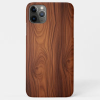 Estuche para iPhone de madera de roble vintage