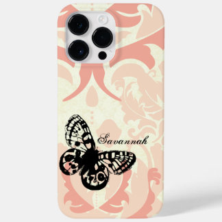 Funda Para iPhone 14 Pro Max De Case-Mate Estuche para iPhone de mariposa de época simple Pe