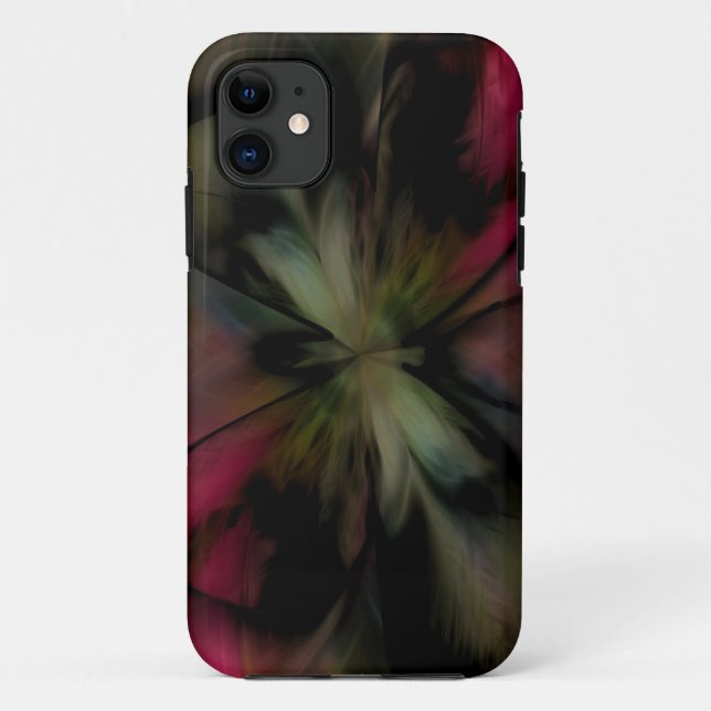 Funda De Case-Mate Para iPhone Estuche para iphone de mariposa de plumas (Reverso)