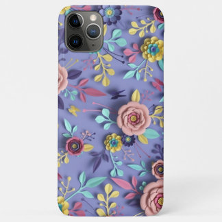 Funda Para iPhone 11 Pro Max Estuche para iPhone de moda Floral Funda-Mate