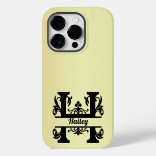 Funda Para iPhone 14 Pro De Case-Mate Estuche para iPhone de Monograma Split de Hailey-F