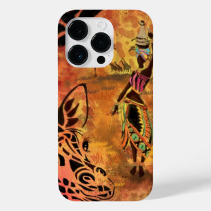 Funda Para iPhone 14 Pro De Case-Mate Estuche para iPhone de mujer africana y jirafa