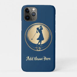 Funda Para iPhone 11 Pro Estuche para iPhone de mujer personalizada Golfer