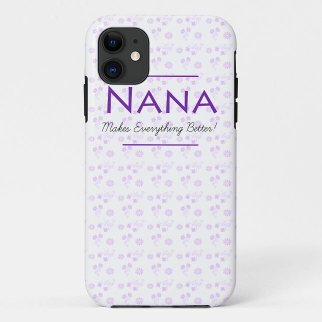 Funda De Case-Mate Para iPhone Estuche para iPhone de Nana (Reverso)