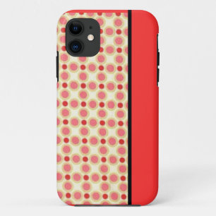 Funda Para iPhone 11 Estuche para iPhone de naranja Polka Dot