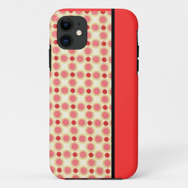 Funda De Case-Mate Para iPhone Estuche para iPhone de naranja Polka Dot (Reverso)