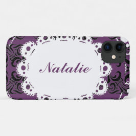 Funda Para iPhone 11 Estuche para iPhone de Natalie Lace y Damask Victo