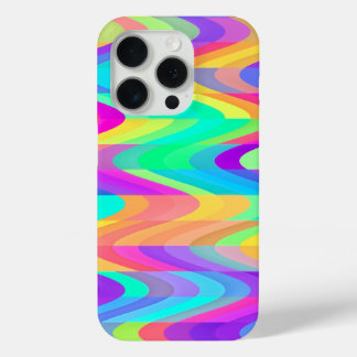 Funda Para iPhone 15 Pro Estuche para iPhone de ondas brillantes