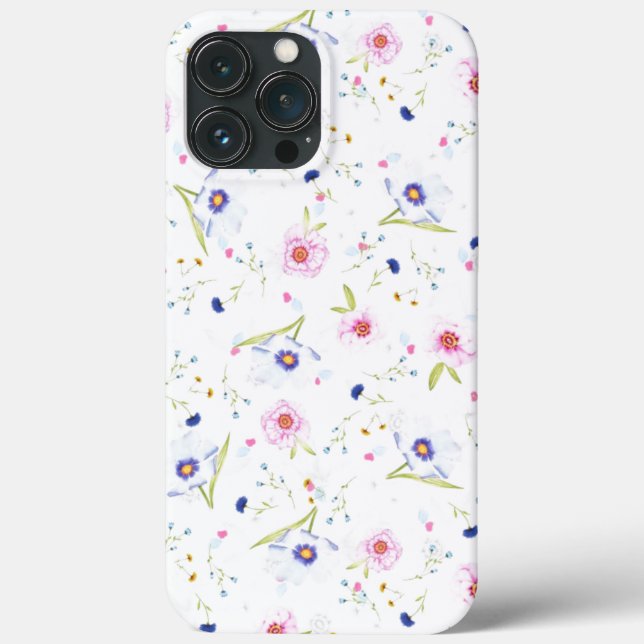 Funda De Case-Mate Para iPhone Estuche para iPhone de patrón de flores de diseño  (Reverso )