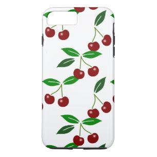 Funda Para iPhone 8 Plus/7 Plus Estuche para iPhone de patrón sin foco de cerezo f