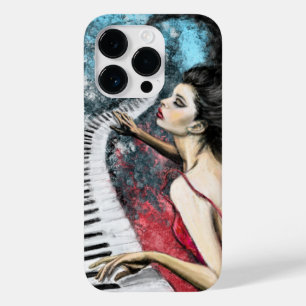 Funda Para iPhone 14 Pro De Case-Mate Estuche para iPhone de Piano Woman