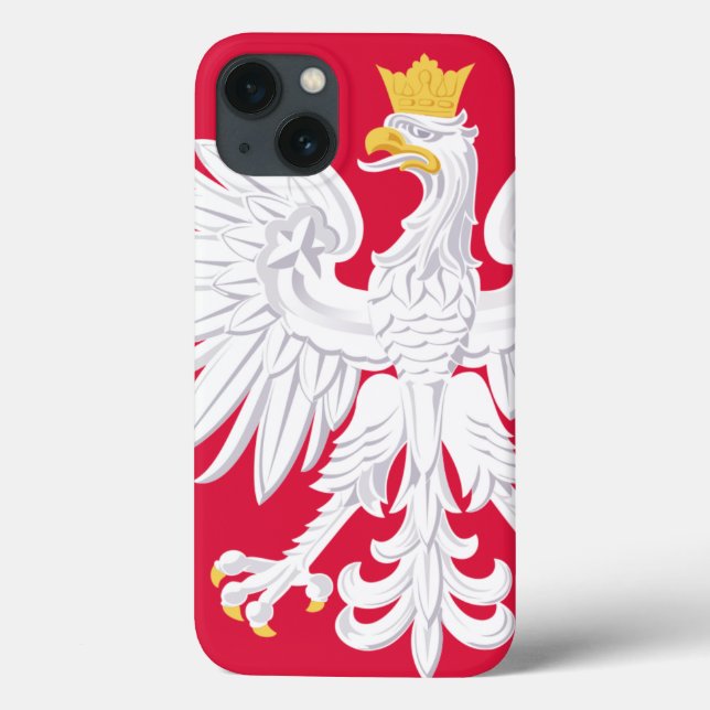 Funda De Case-Mate Para iPhone Estuche para iPhone de Polonia con águila polaca (Reverso)