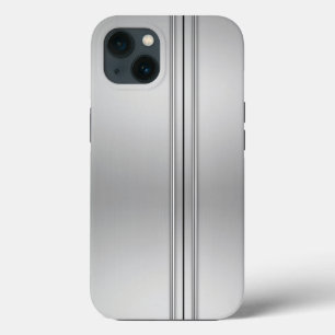Funda Para iPhone 13 Estuche para iPhone de puertas Metalizado cepillad