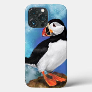 Funda Para iPhone 13 Pro Estuche para iPhone de Puffin Atlántico