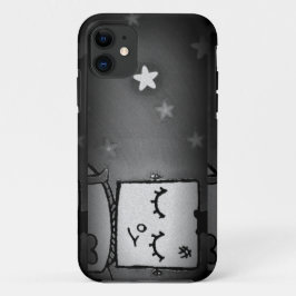 title_seo2 Estuche para iPhone de robot blanco y negro