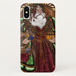 Funda Para iPhone X Estuche para iPhone de Santa Claus
