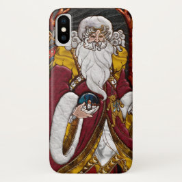 Funda Para iPhone X Estuche para iPhone de Santa Claus