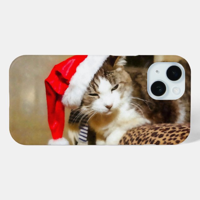 Funda De Case-Mate Para iPhone Estuche para iPhone de Santa Kitty Painterly (Reverso (Horizontal) )