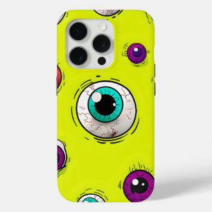 Funda Para iPhone 15 Pro Estuche para iPhone de Spooky & Fun Eyeball Patter