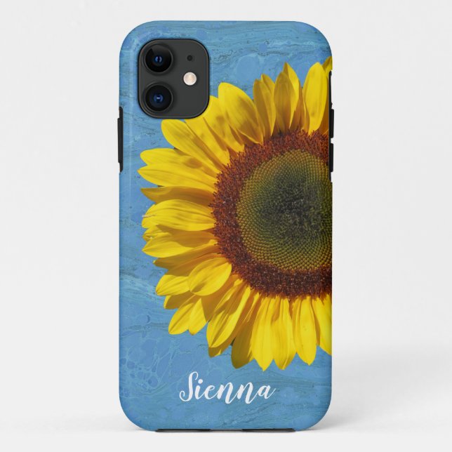 Funda De Case-Mate Para iPhone Estuche para iPhone de Sunflower Floral OtterBox (Reverso)