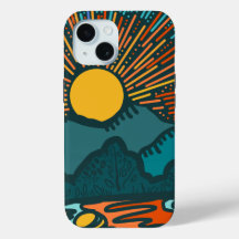 Estuche para iPhone de Sunset Mountains Funda-Mate