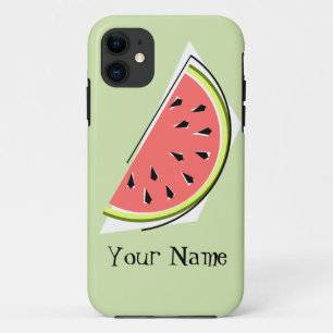Funda Para iPhone 11 Estuche para iPhone de Watermelon Slice verde