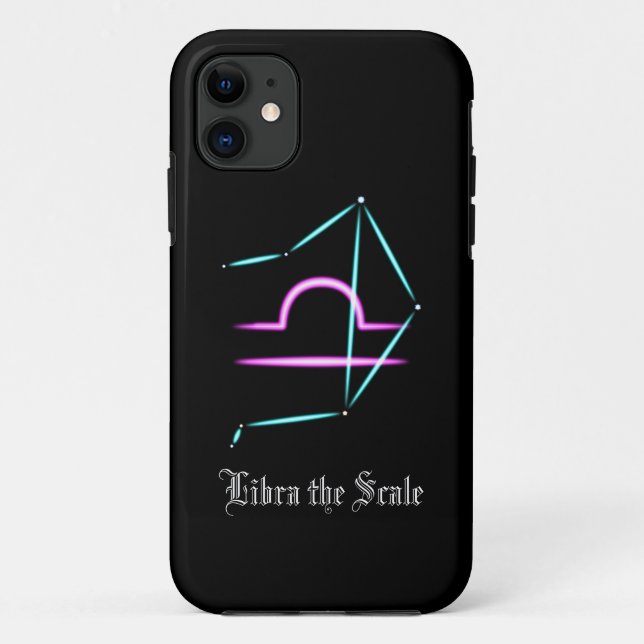 Funda De Case-Mate Para iPhone Estuche para iPhone de Zodiac Constellation Libra  (Reverso)