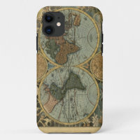 Estuche para iPhone del Mapa del Viejo Mundo