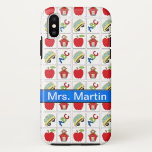 Funda Para iPhone X Estuche para iPhone del profesor personalizado