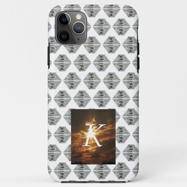 Funda De Case-Mate Para iPhone Estuche para iPhone Diamond Pattern Gemstone Inici (Reverso)