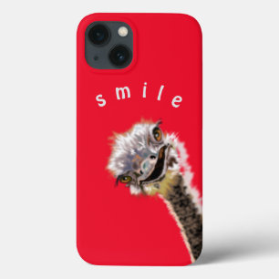 Funda Para iPhone 13 Estuche para iPhone divertido Ostrich feliz - Sonr