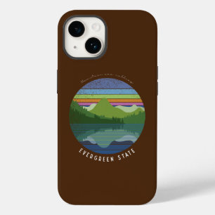 Funda Para iPhone 14 De Case-Mate Estuche para iPhone Evergreen state Funda-Mate
