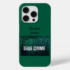 Funda Para iPhone 15 Pro Estuche para iPhone fanático del delito verdadero
