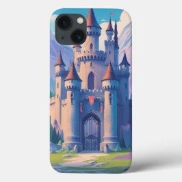 Funda Para iPhone 13 Estuche para iPhone Fantasy Kingdom Castle - Arte 
