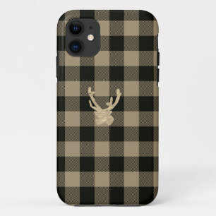 Funda Para iPhone 11 Estuche para iPhone Flannel Reindeer