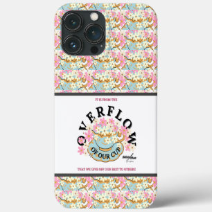 Funda Para iPhone 13 Pro Max Estuche para iPhone floral SOBREFLOW del poeta Adi