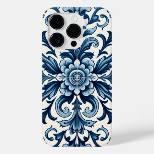 Funda Para iPhone 14 Pro De Case-Mate Estuche para iPhone Funda de azulejo azul portugué