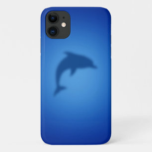11 Estuche para iPhone Funda de delfín azul Mate