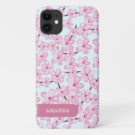 11 Estuche para iPhone Funda de flores de cerezo